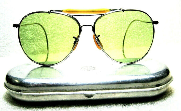 Vintage Pre Ray-Ban USA Aviator WWII Bausch & Lomb USAAF USN AN6531 Sunglasses - Vintage Sunglasses 