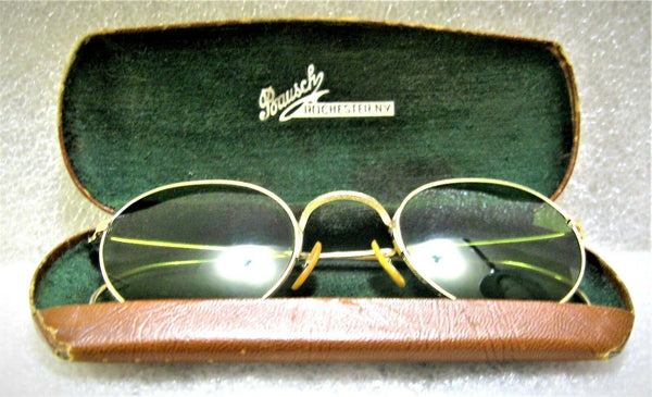 Vintage Bausch & Lomb USA 1940s WWII 12k GF Ray-Ban RB-3 Mint Sunglasses & Case - Vintage Sunglasses 