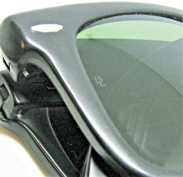 Ray-Ban USA Vintage B&L Folding Wayfarer W0670 Matte Ebony 5022 Xlnt Sunglasses