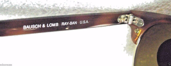 Ray-Ban USA *NOS Vintage B&L "Clubmaster" II W1117 Tortoise *NEWinBOX Sunglasses - Vintage Sunglasses 