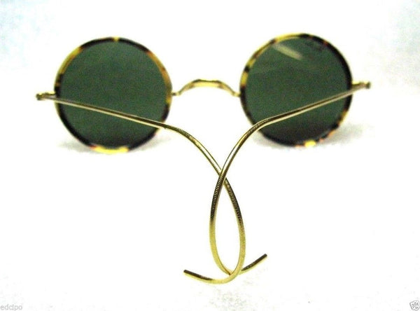 Ray-Ban USA *NOS Vintage B&L Cheyenne I Lennon W1750 Honey~Tortis NEW Sunglasses - Vintage Sunglasses 