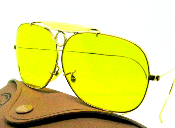 Ray-Ban USA NOS Vintage B&L Kalichrome Aviator 10kGF "Decot" Shooter Sunglasses