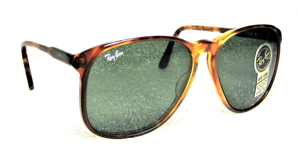 Ray-Ban USA Vintage NOS 80s B&L TraditionalS D Tort L1677 New In Box Sunglasses