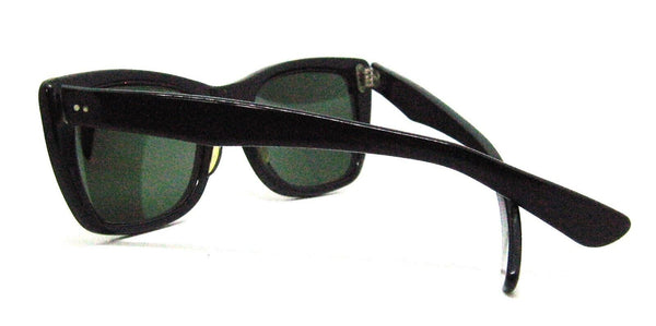 Ray-Ban USA Vintage B&L 1950s Caribbean  Wayfarer Ebony 52mm G-15 Sunglasses