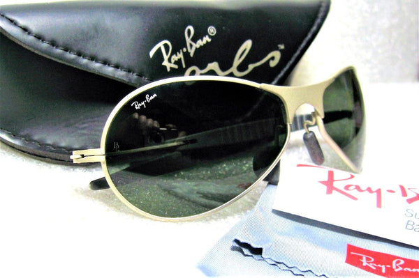 Ray-Ban USA *NOS Vintage B&L "Infinity" Metal W2373 Matte Silver *New Sunglasses - Vintage Sunglasses 