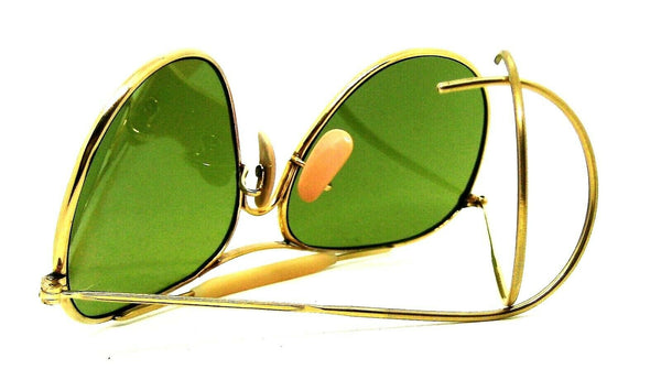 American Optical USA NOS Aviator WWII B&L Ful Vue 12kGF Vintage 40s Sunglasses