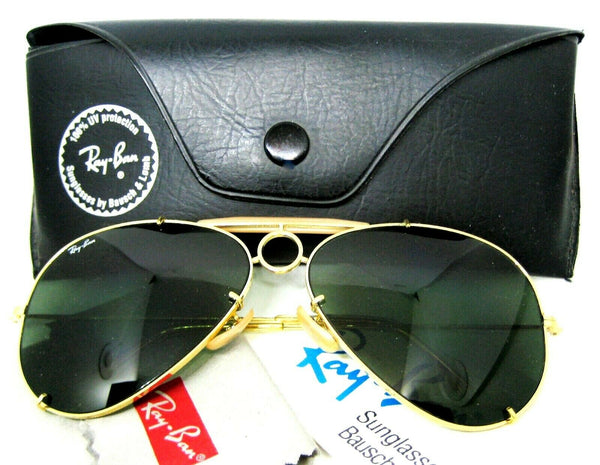 Ray-Ban USA Vintage B&L Aviator Sharp Shooter Deluxe III 62mm Mint Sunglasses
