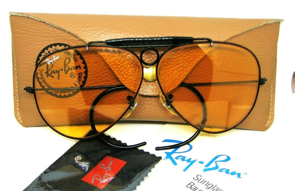 Ray-Ban USA NOS Vintage B&L  Aviator Ambermatic Bullet Shooter New Sunglasses