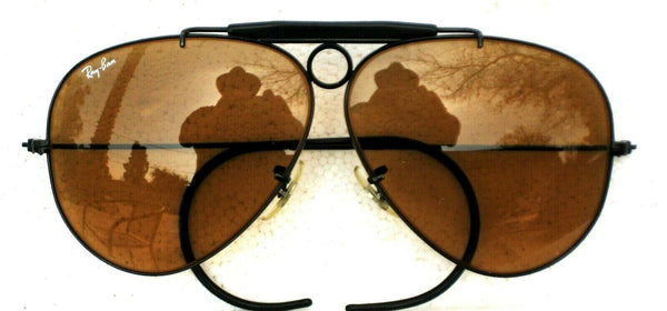 Ray-Ban USA NOS Vintage B&L  Aviator Ambermatic Bullet Shooter New Sunglasses