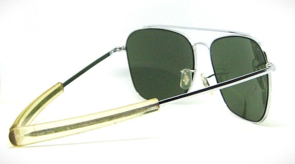 Ray-Ban USA Vintage 1960s B&L Aviator Caravan Echelon Chrome Rare  Sunglasses