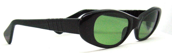 Persol Ratti Meflecto Vintage Cateye 70s Brevette Gloss Black NOS Sunglasses