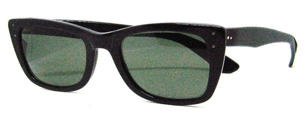Ray-Ban USA Vintage B&L 1950s Caribbean  Wayfarer Ebony 52mm G-15 Sunglasses