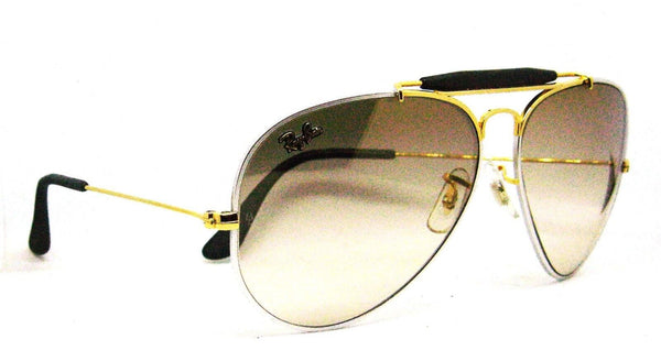 Ray-Ban USA Vintage NOS B&L Aviator Precious Metals Platinum White Sunglasses