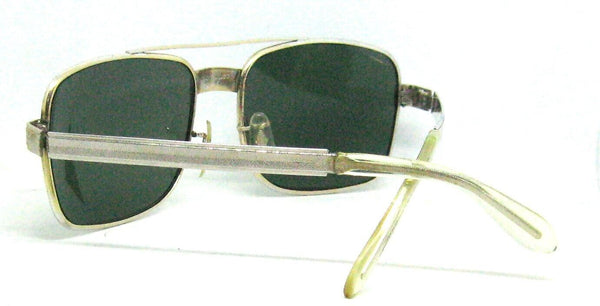 Ray-Ban USA Vintage 1960s B&L Elvis square 10k Go Etched Rare Mint Sunglasses
