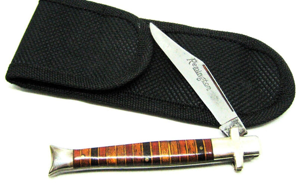 Remington UMC R653 Vintage 1930sVery Rare leather rings bowtie fishtail knife