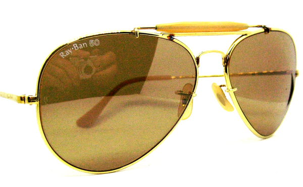 Ray-Ban USA The General Vintage 1980s B&L RB-50 Aviator Outdoorsman Sunglasses