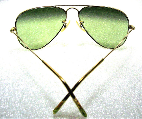 Vintage Ray-Ban USA Rare 1950s B&L 52mm TGM RB-2 Aviator 12kGF Sunglasses & Case - Vintage Sunglasses 