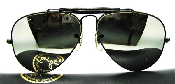 Ray-Ban USA Vintage B&L Aviator Outdoorsman I G-31DM *TGM Black COBRA Sunglasses