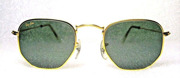 Ray-Ban USA *NOS Vintage B&L Hexagon Classic Metals 24k GP W0980 *NEW Sunglasses - Vintage Sunglasses 