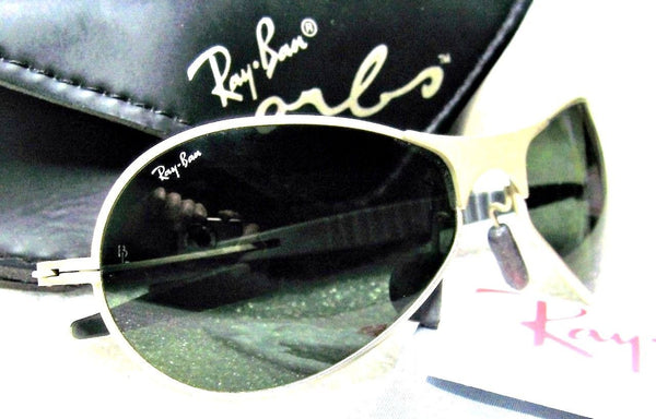 Ray-Ban USA Vintage NOS B&L Orbs Infinity W2373 Matte Silver New Sunglasses - Vintage Sunglasses 
