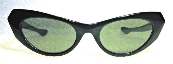 Ray-Ban USA 1950s Vintage B&L Rare Marche' Black Cateye Mint Sunglasses & Case - Vintage Sunglasses 