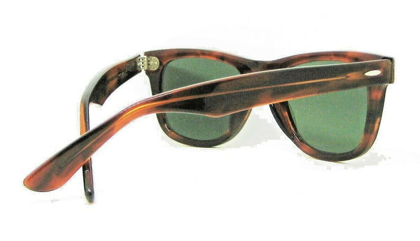 Ray-Ban USA Vintage B&L Wayfarer Covers W1872 Tortoise 46mm G-15 Sunglasses