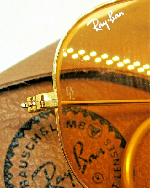 Ray-Ban USA Vintage 1990s NOS B&L Aviator Ambermatic PhotoChromic New Sunglasses