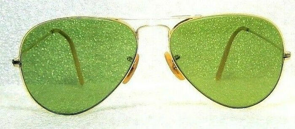 Ray-Ban USA Vintage 1940s B&L 12k GF Aviator 58mm RB-3 Very Rare Sunglasses - Vintage Sunglasses 