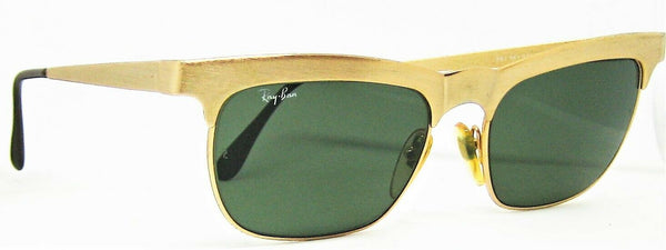 Vintage Ray-Ban USA B&L Gold Wayfarer Nuevo W0755 G-15 Nr Mint Sunglasses & Case