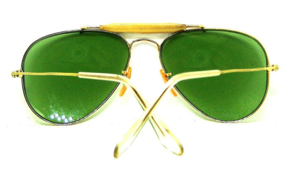 Ray-Ban USA Vintage 1940s B&L 12kGF Aviator Rare RB2 Mint 58mm Sunglasses & Case
