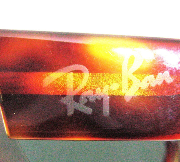 Ray-Ban NOS USA Vintage B&L Onyx W0801 Matte Tortoise New Sunglasses & Case