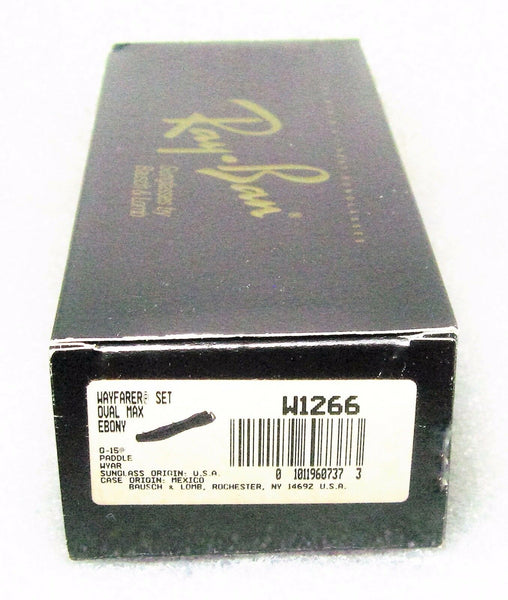 Ray-Ban USA NOS Vintage 1980s B&L Clubmaster Wayfarer Max W1266 New Sunglasses - Vintage Sunglasses 