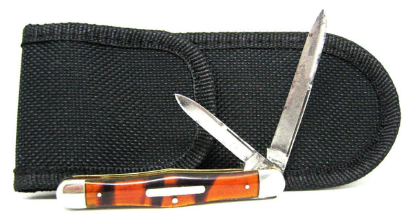 Remington UMC Antique R1285 2-Blade Tortoise Shell Swell Center Jack Knife USA!