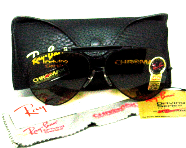 Ray-Ban USA Vintage NOS B&L Aviator ODM 2 B-20 Chromax W1666 New Sunglasses