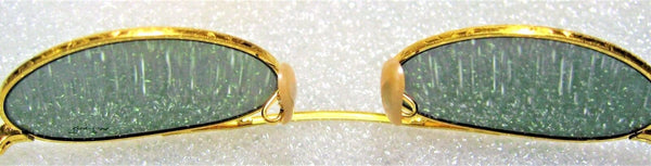 Ray-Ban USA *NOS Vintage *B&L Oval Arista W1696 Pinpoint Etched *NEW Sunglasses - Vintage Sunglasses 