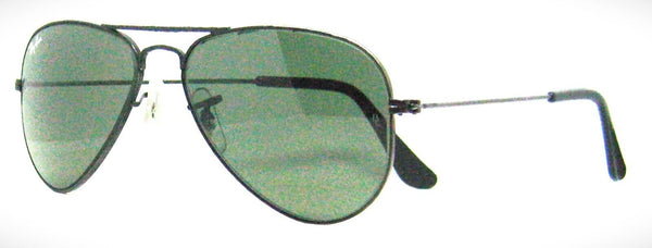 Ray-Ban USA Vintage 90s B&L Aviator L2848 Small 52 G-15 Black Chrome Sunglasses