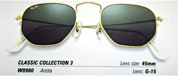 Ray-Ban USA NOS Vintage B&L Classic Collection III Arista W0980 New Sunglasses - Vintage Sunglasses 