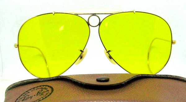 Ray-Ban USA 60s Vintage NOS B&L Kalichrome Aviator 10kGF New Shooter Sunglasses