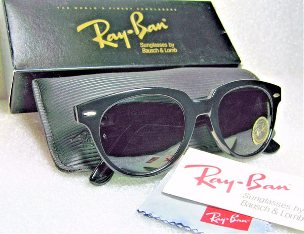 Ray-Ban USA Vintage NOS B&L Wayfarer "DALLAS" W0902 Ebony *New-in-Box Sunglasses - Vintage Sunglasses 