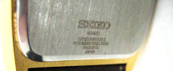 Seiko Quartz Slim Oval Men's Wrist Watch Simple Dial New Battery Japan Made Mint