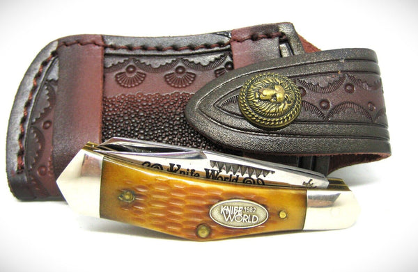 NOS Cripple Creek 1982 Trapper 1st Edition Knife World SN 0909 Mint Bob Cargill knife