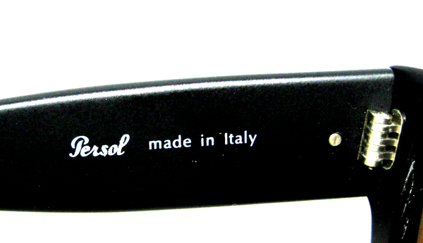 Persol Sport NOS Rare Ratti 40201 Miami Vice Orange lens Matte Black Sunglasses