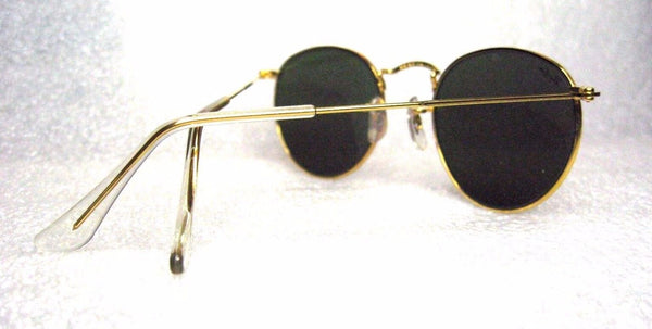 Ray-Ban USA Vintage NOS B&L Classic Metals 50 Blue Mirror 24k GP New Sunglasses