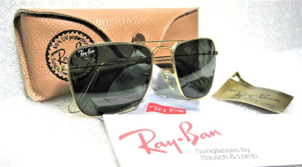 Ray-Ban USA Vintage NOS B&L Aviator Caravan L0226 Pilot 52 New Sunglasses & Case - Vintage Sunglasses 
