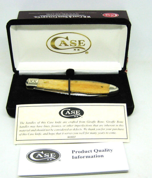 *Rare Case XX USA TBEX1028 SS Tony Bose Giraffe Bone Tear Drop Knife New In Box