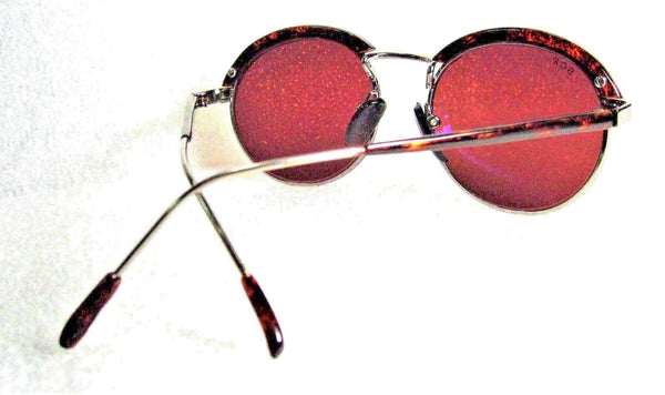 SunclOud NOS Vintage Rare RENZO Tortoise Rnd Clubmaster Rose SCR DGM Sunglasses - Vintage Sunglasses 