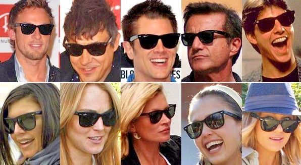 Ray-Ban USA *NOS Vintage *B&L Wayfarer II W1089 "Street Neat" Mosaic Sunglasses - Vintage Sunglasses 