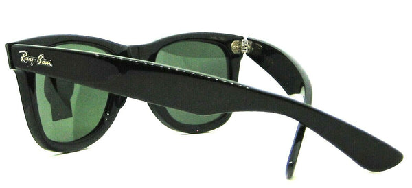 Ray-Ban USA NOS Vintage B&L Wayfarer L2009 G15 5024 Ebony New In Box Sunglasses