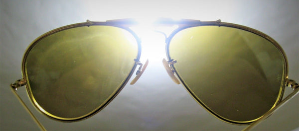 Ray-Ban USA Vintage 1987 B&L Aviator "The General" RB-50 W0364 Exlnt Sunglasses - Vintage Sunglasses 