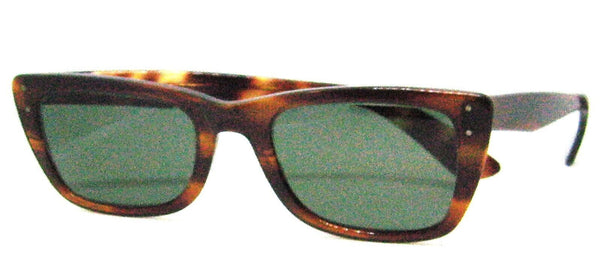 Ray-Ban USA Vintage B&L 1950s Caribbean Wayfarer Tortoise 52mm G-15 Sunglasses